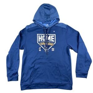 Fanatics Hoodie Mens L Blue Los‎ Angeles Dodgers World Series Champions Pullover